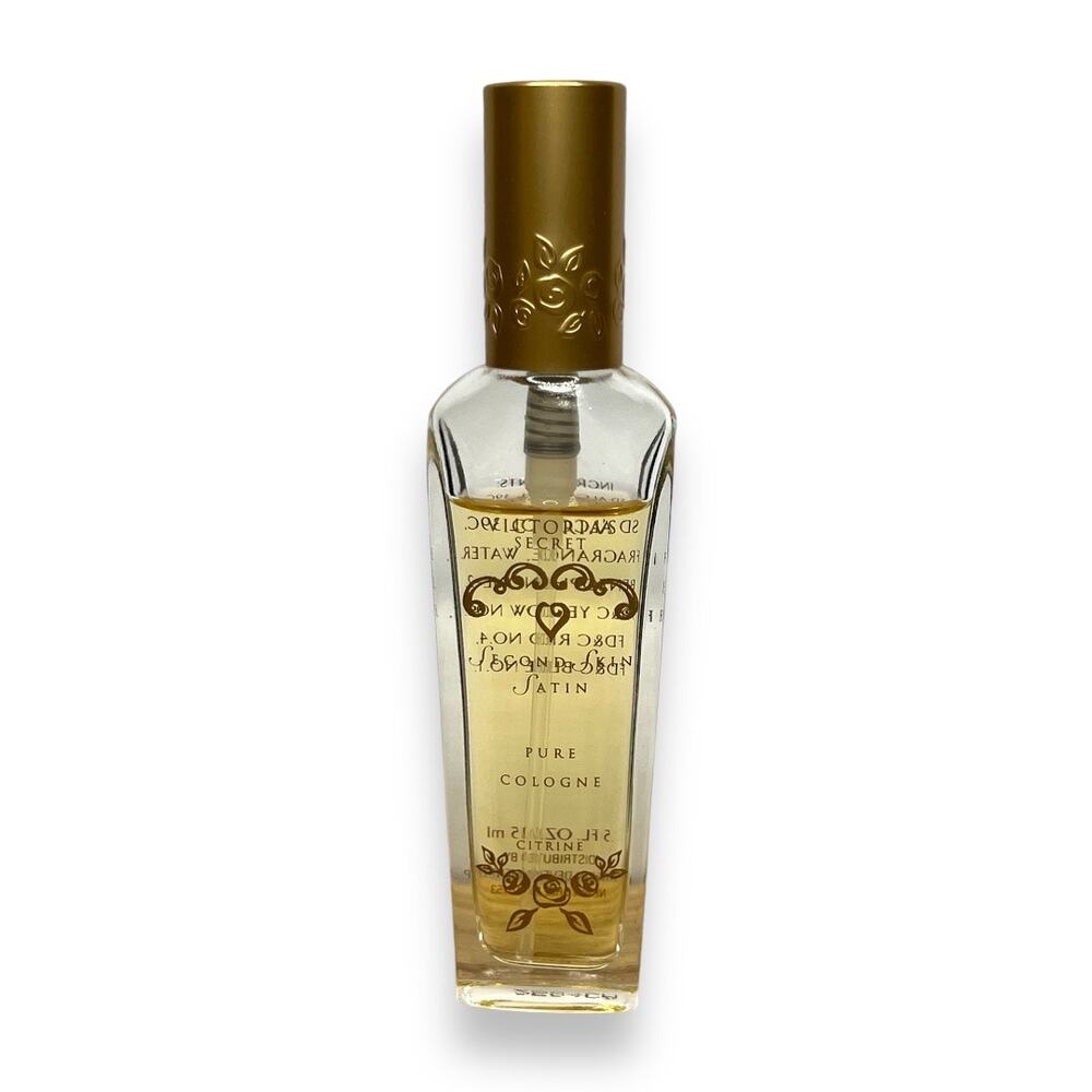 Victoria's Secret Second Skin Satin CITRINE Pure Cologne .5 oz / 15 mL